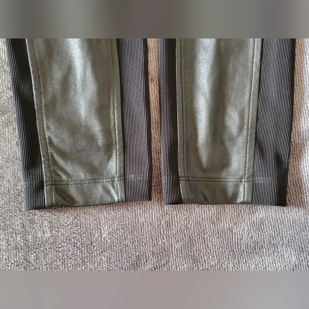 BCBGMaxAzria "Khalin" Women's Sz XS Black Leggings with Zipper Detail LIKE NEW - Picture 14 of 16